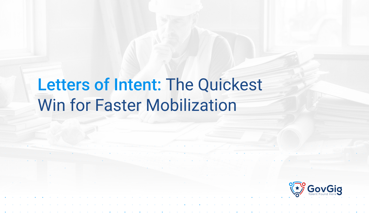 Letters of intent: quick win for faster mobilization